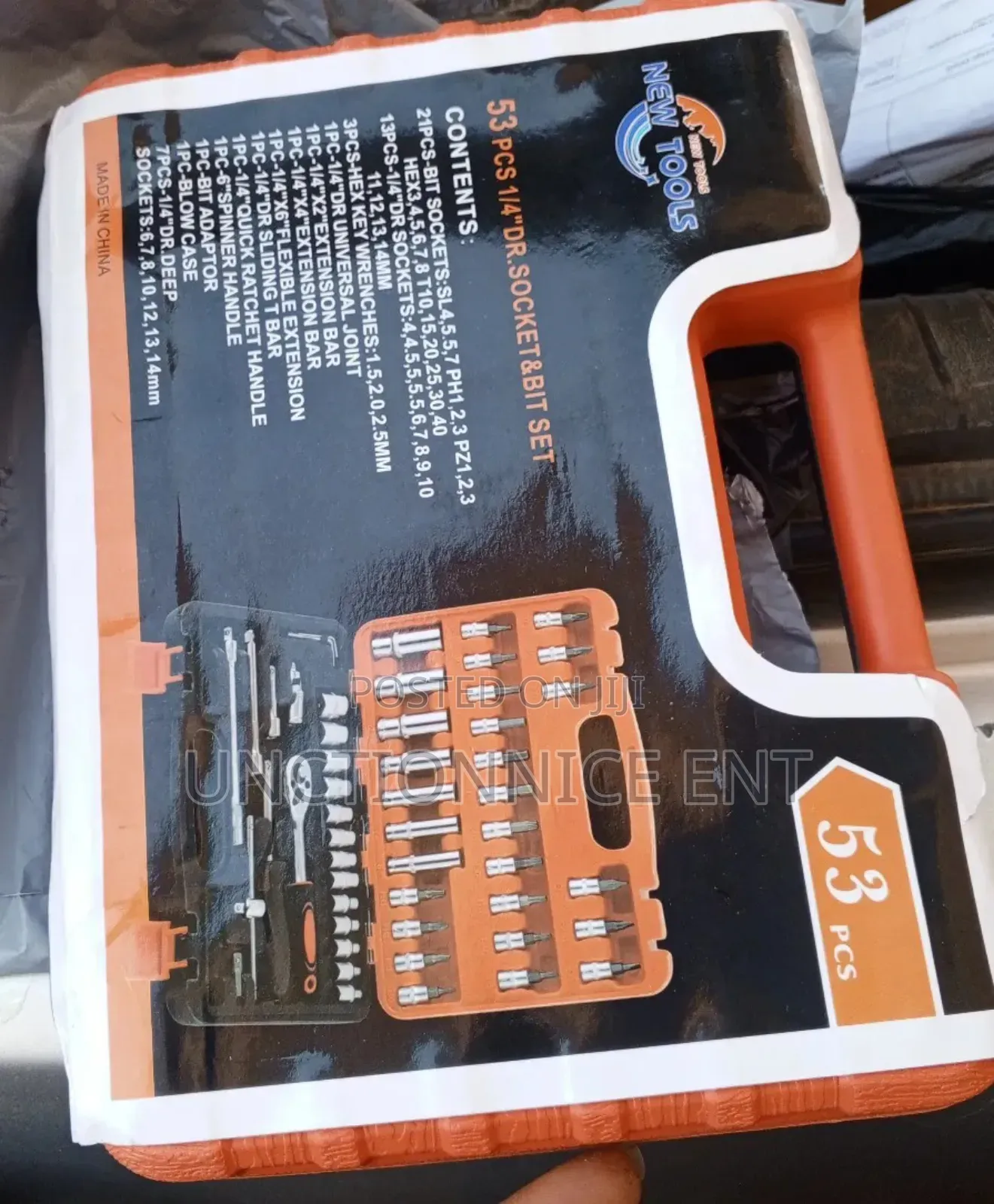 53 in 1 Hand Tools Kit for the House Set of Socket Keystocks