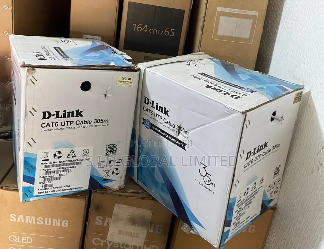 Easy-pull Box: D-link Cat6 Utp 305m For Faster Installations