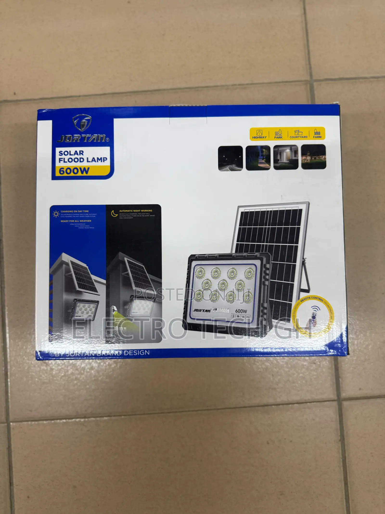 600w Solar Flood Light