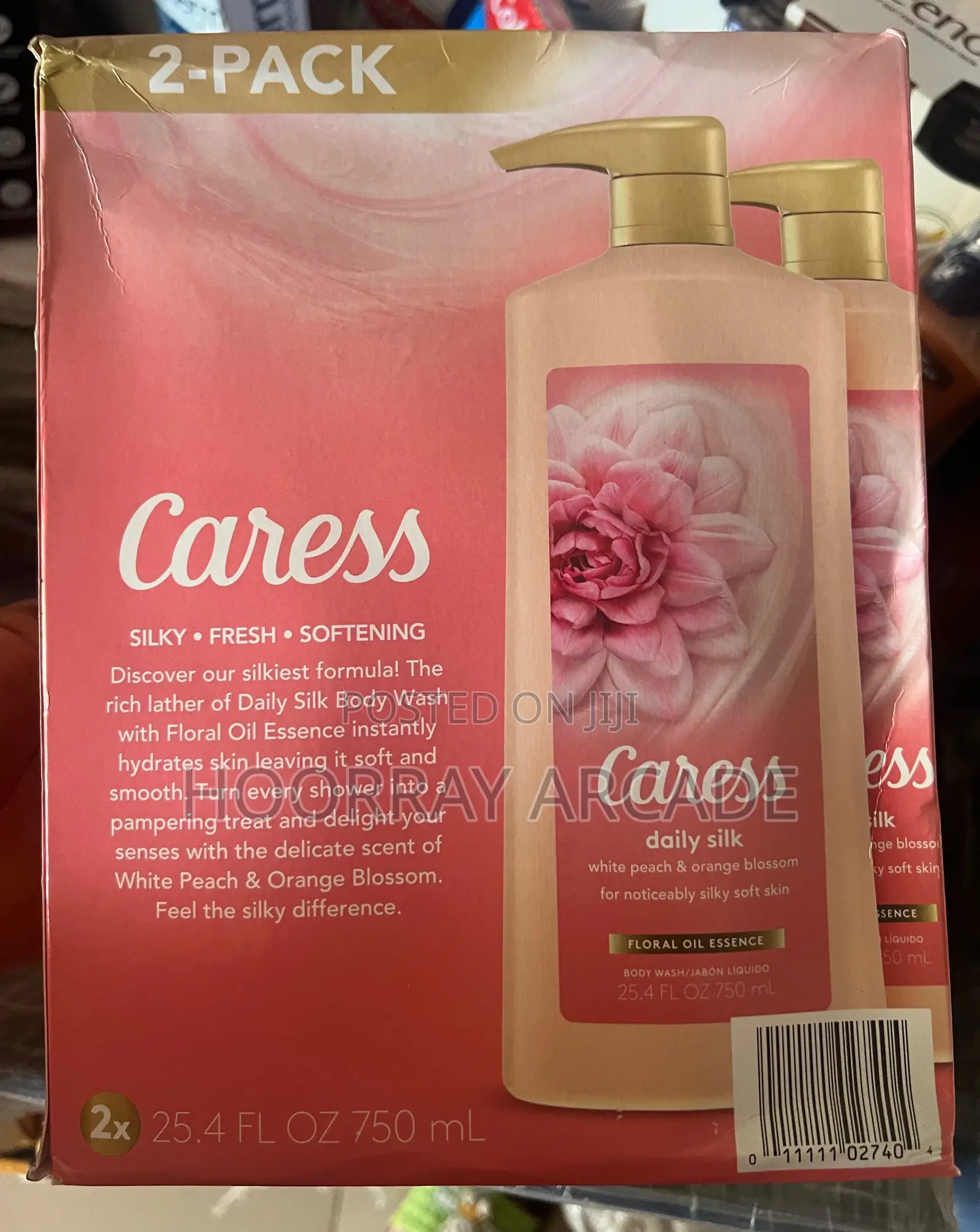 2 Pack Caress Daily Silk Body Wash (1.5l)