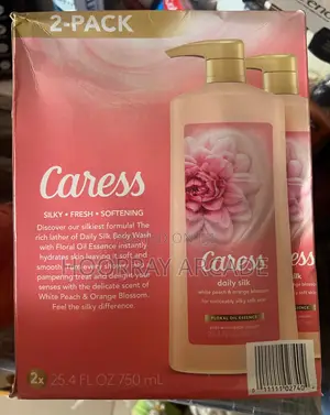 2 Pack Caress Daily Silk Body Wash (1.5l)