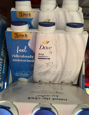 3 Pack Dove - Deep Moisture All Day Lotion-Soft Skin (2.04l)