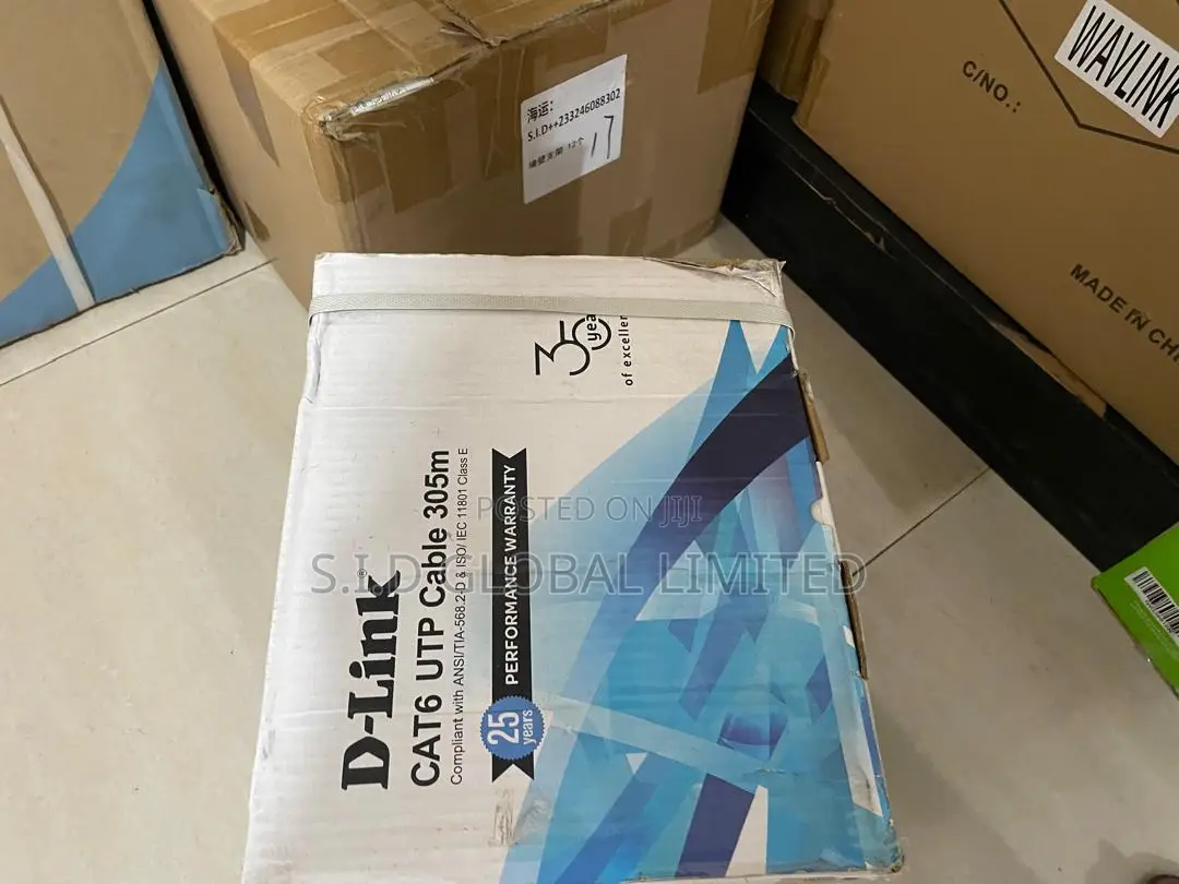 Upgrade Now: D-link Cat6 305m – Durable & Affordable.