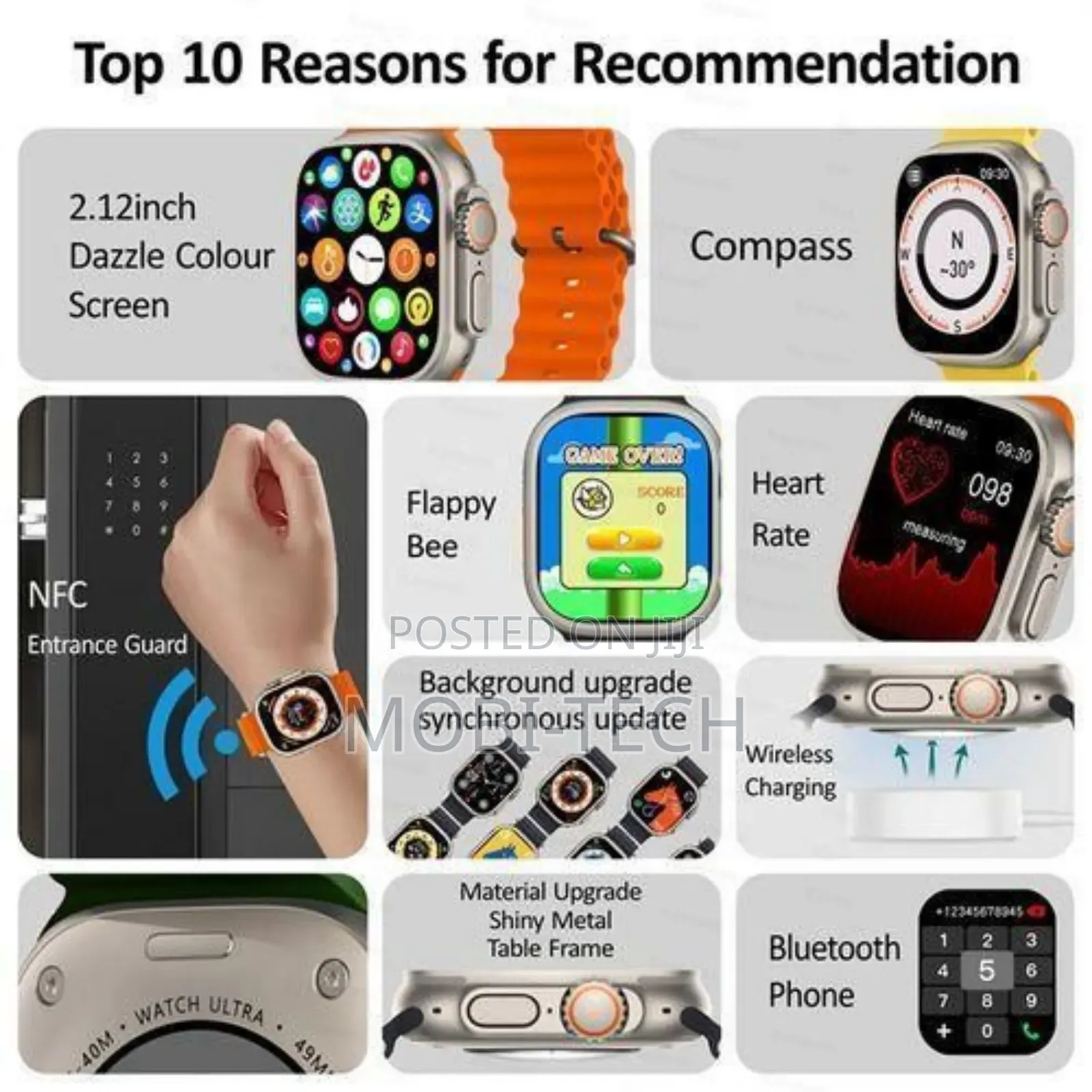 Ultra 7-in-1 Smartwatch Set