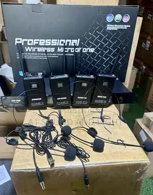 Shure Am401 4 In1 Wireless Head Microphone Set [