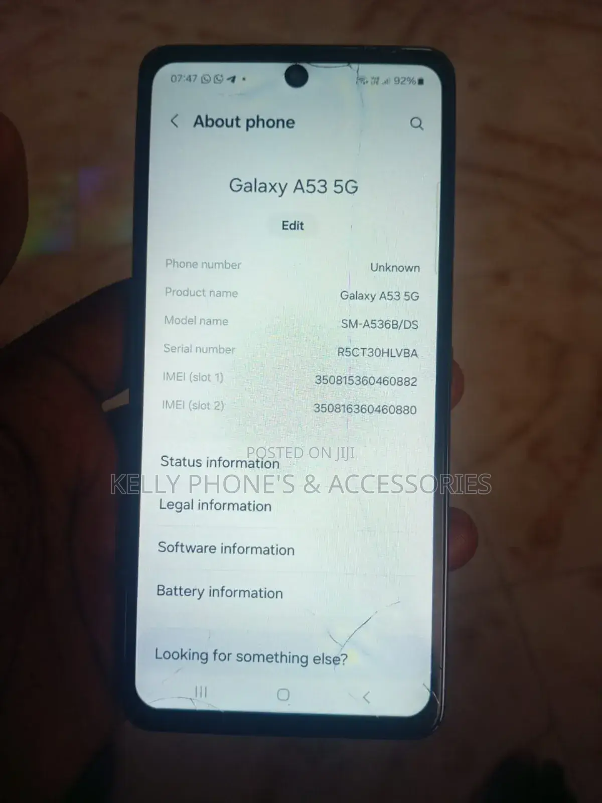 Samsung Galaxy A53 5G 128 GB Black