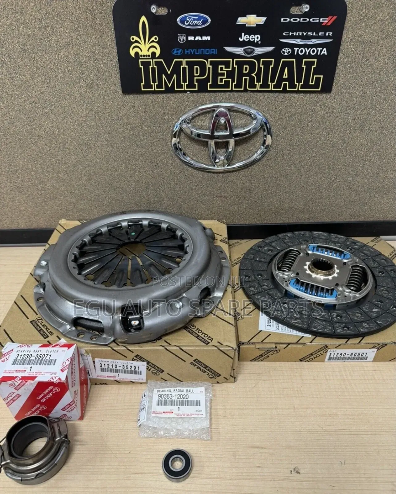 Landcruiser, Prado, Hilux, Hiace, Pressure Plate and Clutch Disc