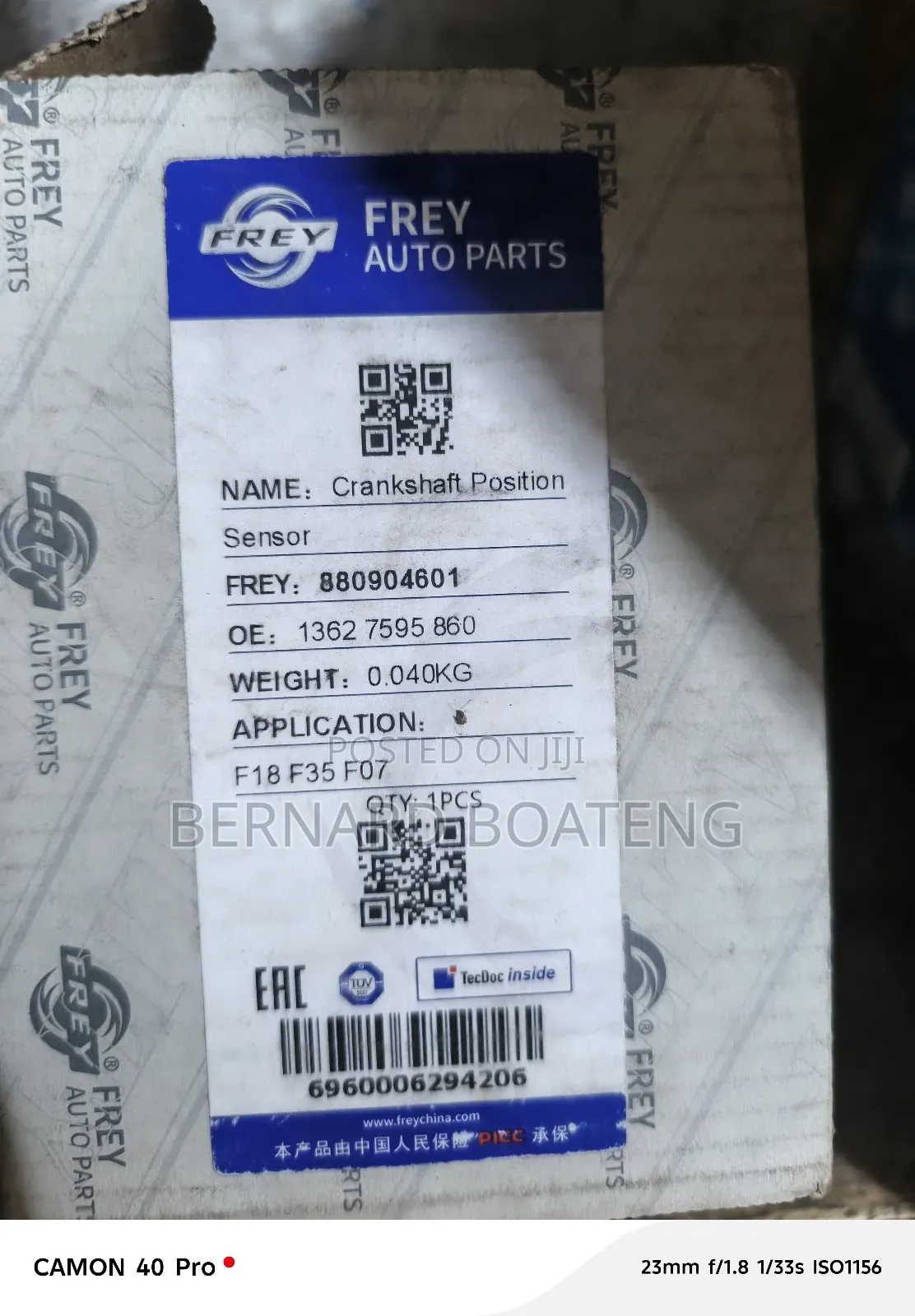 BMW N20 Crank Sensor