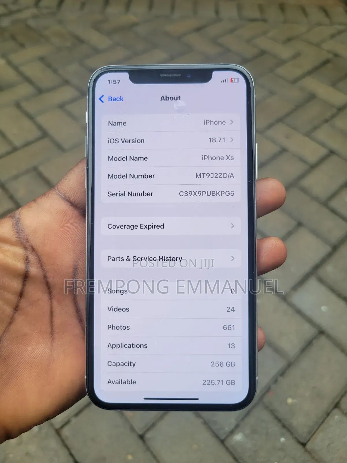 Apple iPhone XS 256 GB White