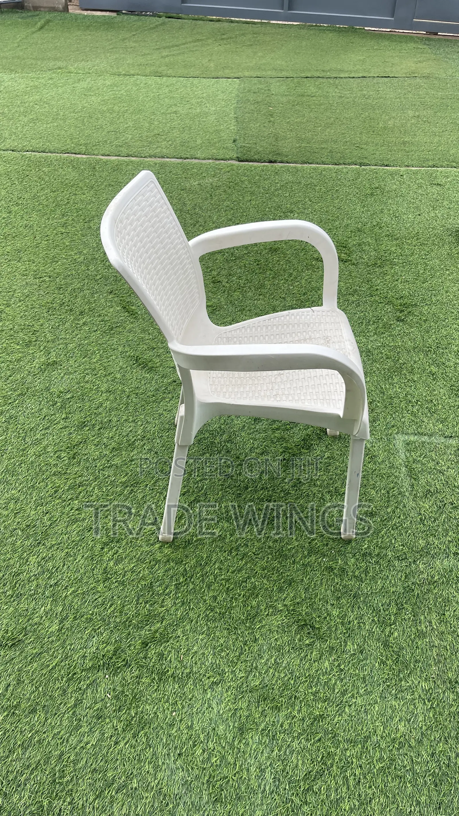 White Outdoor Chair Plastic