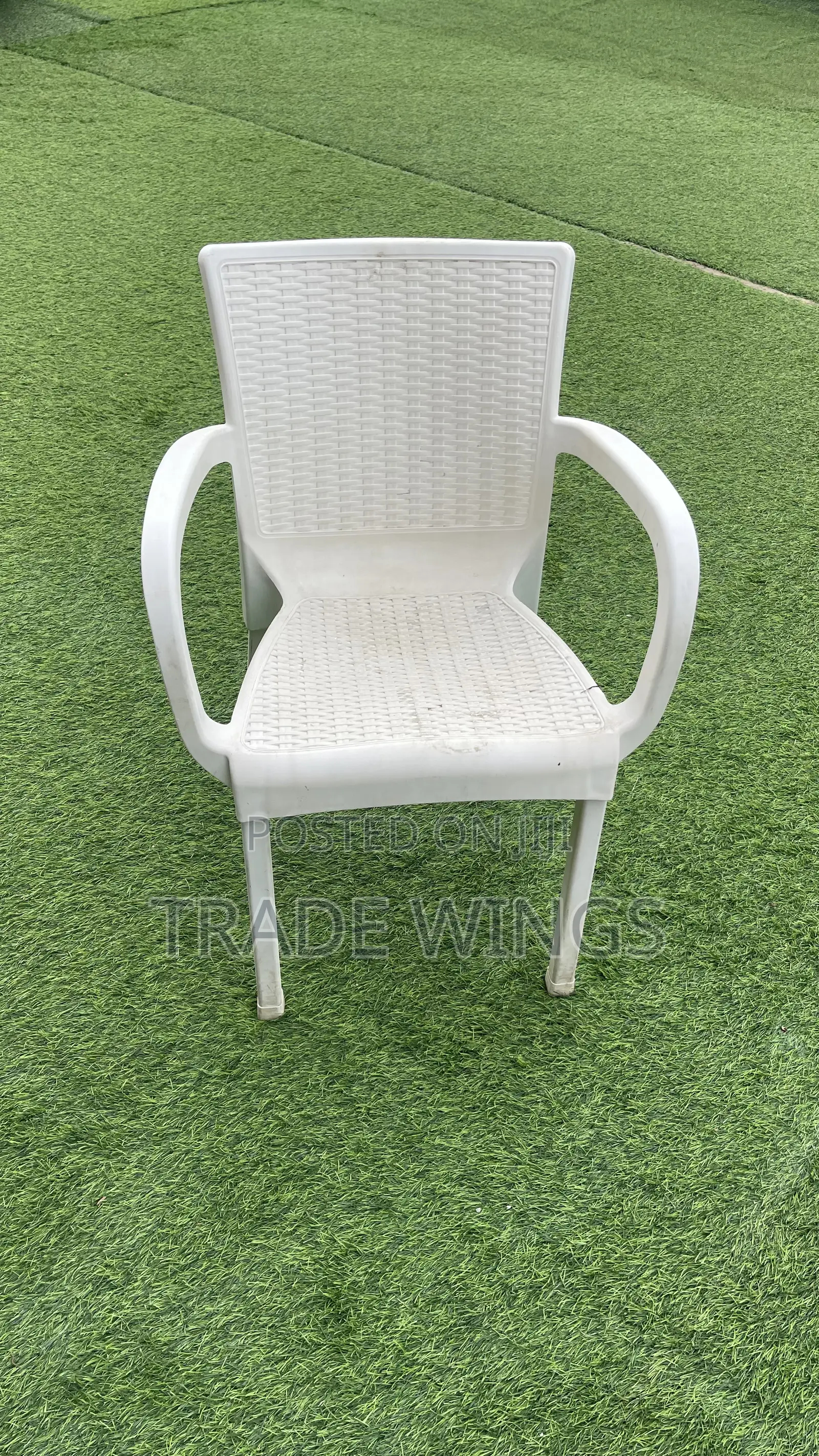 White Outdoor Chair Plastic