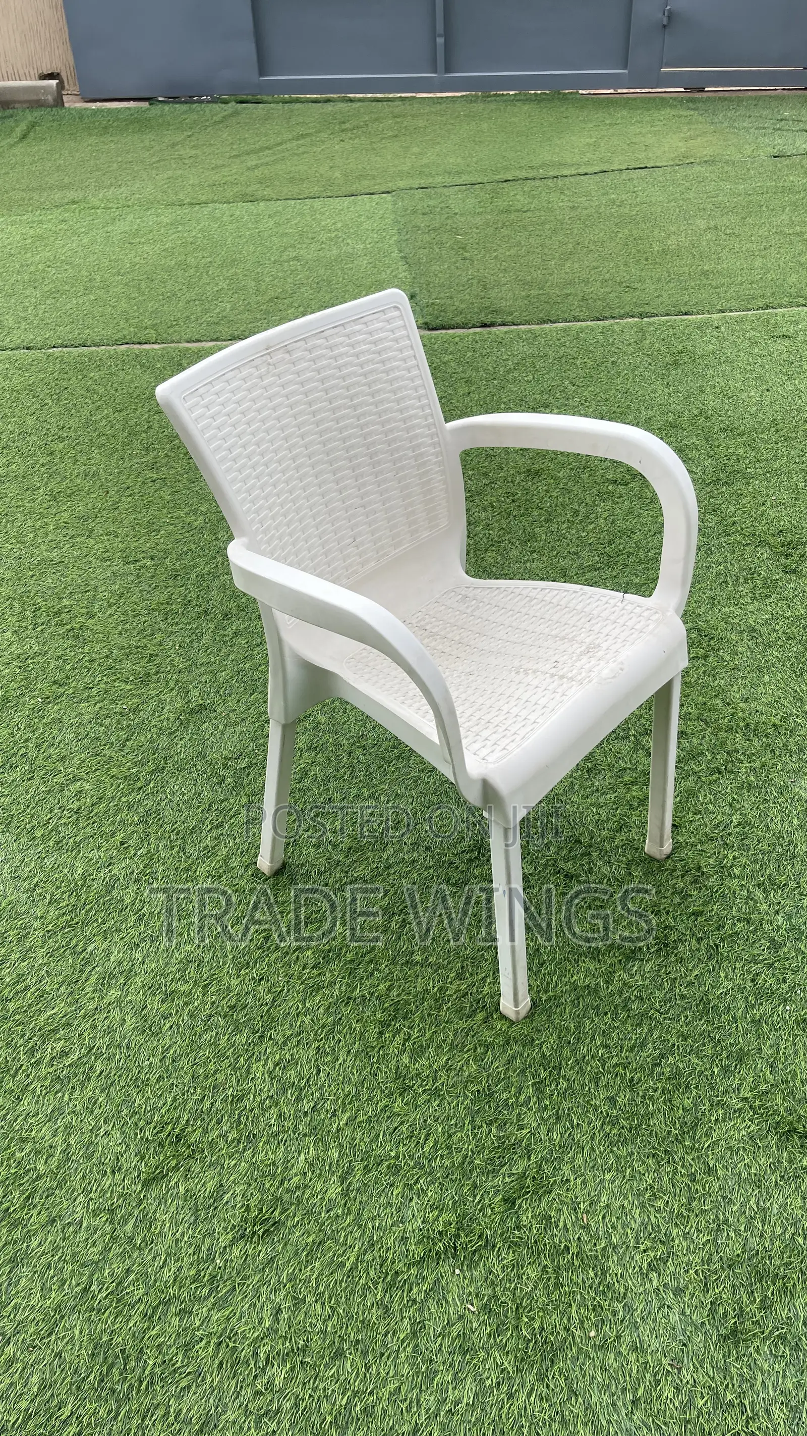 White Outdoor Chair Plastic