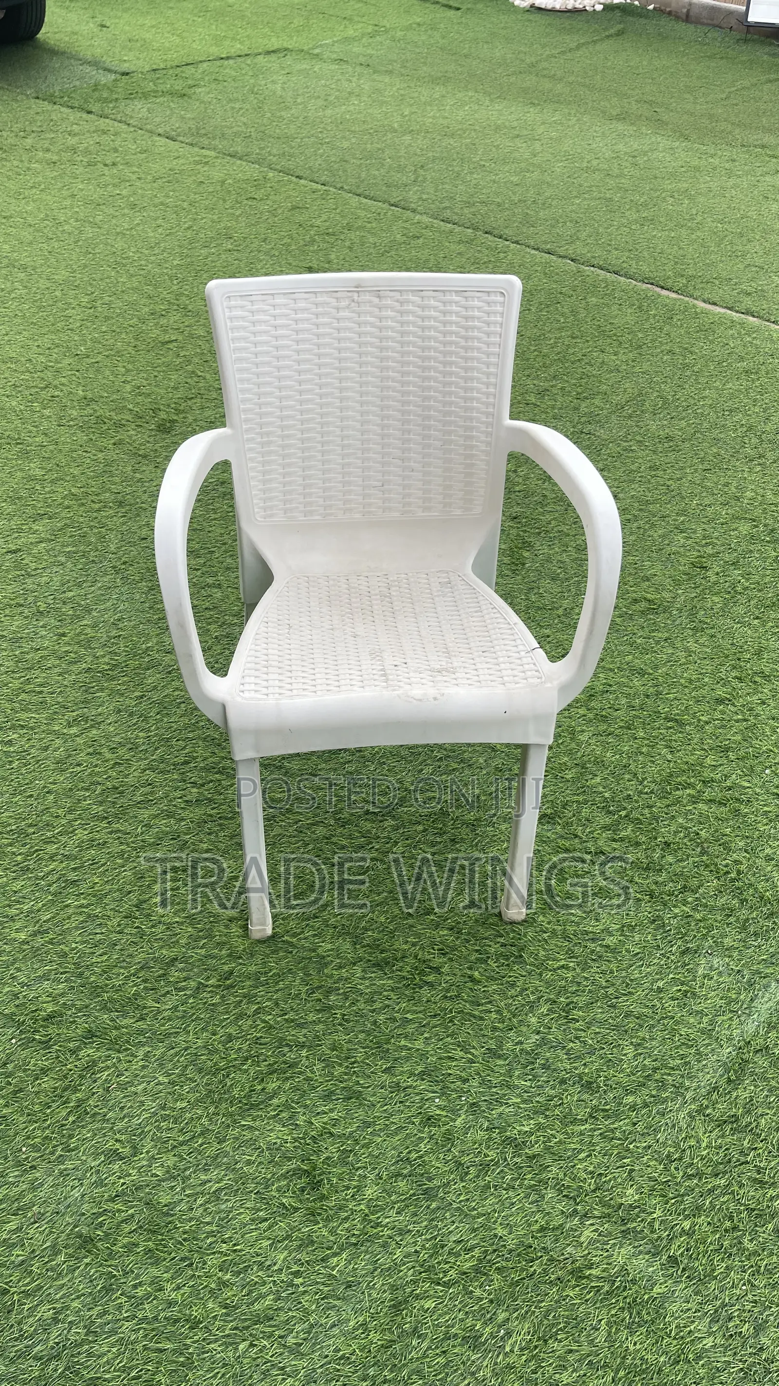 White Outdoor Chair Plastic