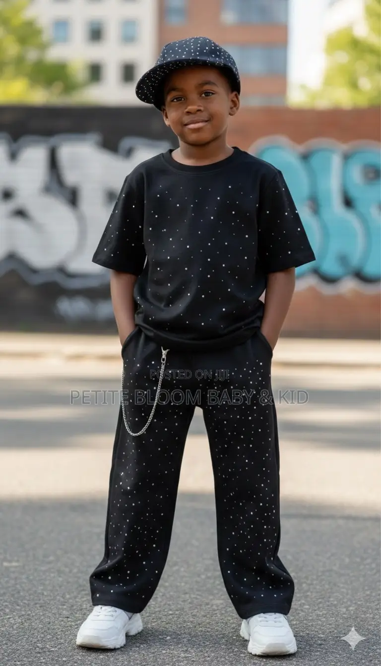 Boy Set With Cap (Ages 3-7) - Stylish Casual | Retail and Wholesale