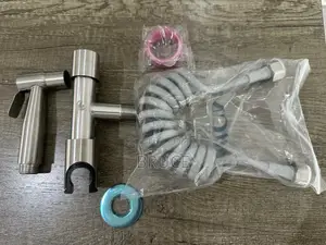 Stainless Steel Bidet Sprayer Set – Hygienic Bathroom Spray With Hose
