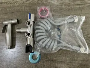 Stainless Steel Bidet Sprayer Set – Hygienic Bathroom Spray With Hose