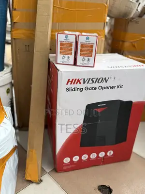 Hikvision Wifi Sliding Gate Motor With 4meters Rack And 9ah Battery
