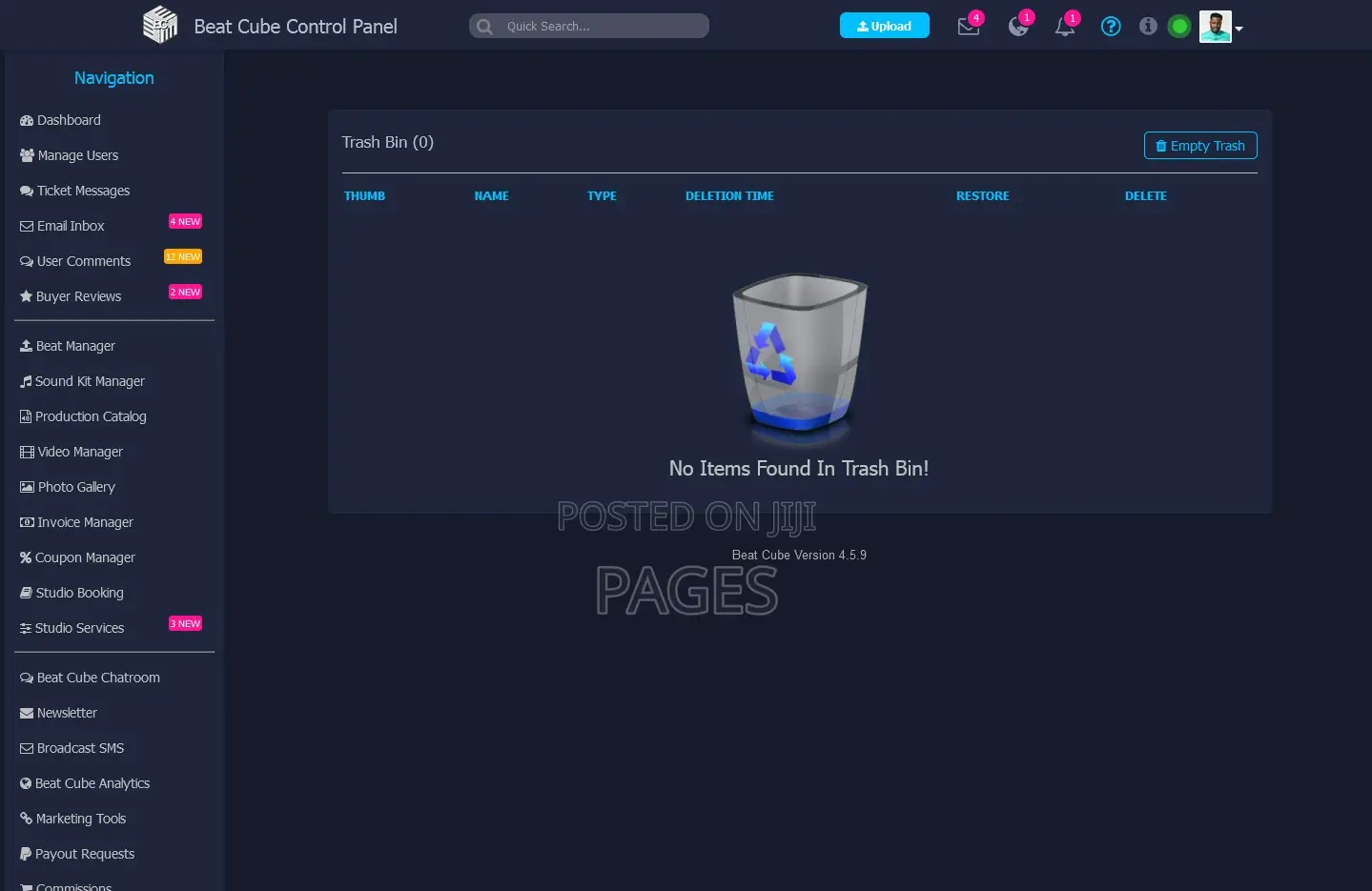 Website for Music Producers and Sound Engineers