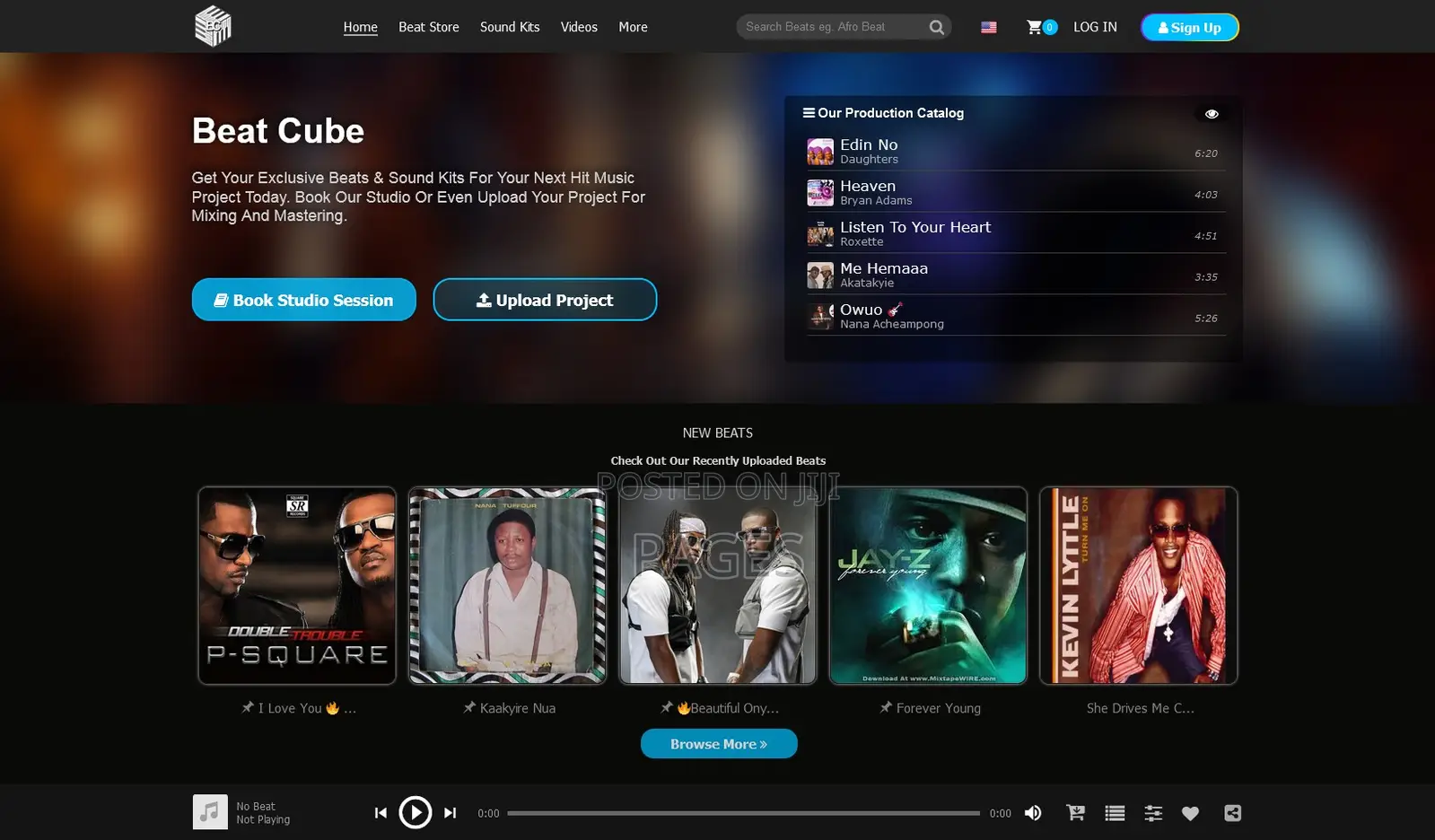 Website for Music Producers and Sound Engineers