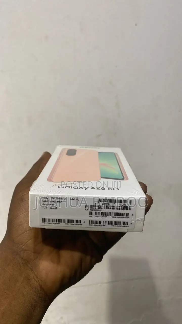 New Samsung Galaxy A26 256 GB Black