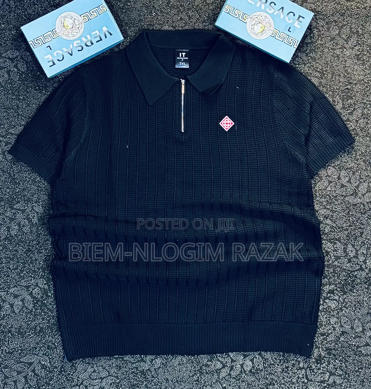 Topmost Quality Turkish Casual Zip Sweater Club Tops Available in Stoc