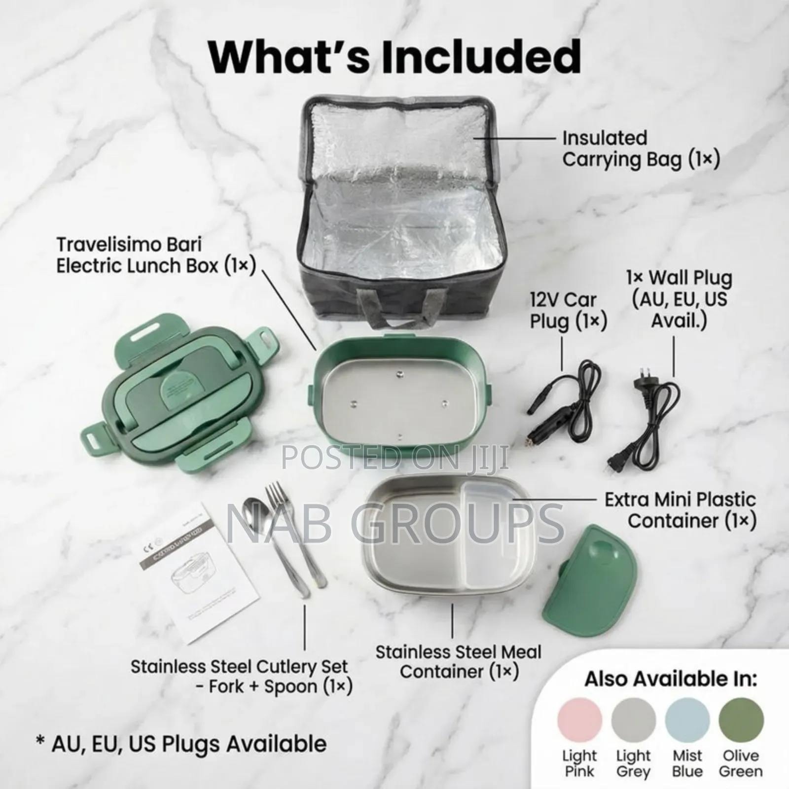 80w Electric Lunch Box With Car Plug