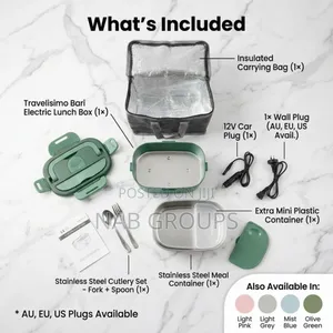 80w Electric Lunch Box With Car Plug