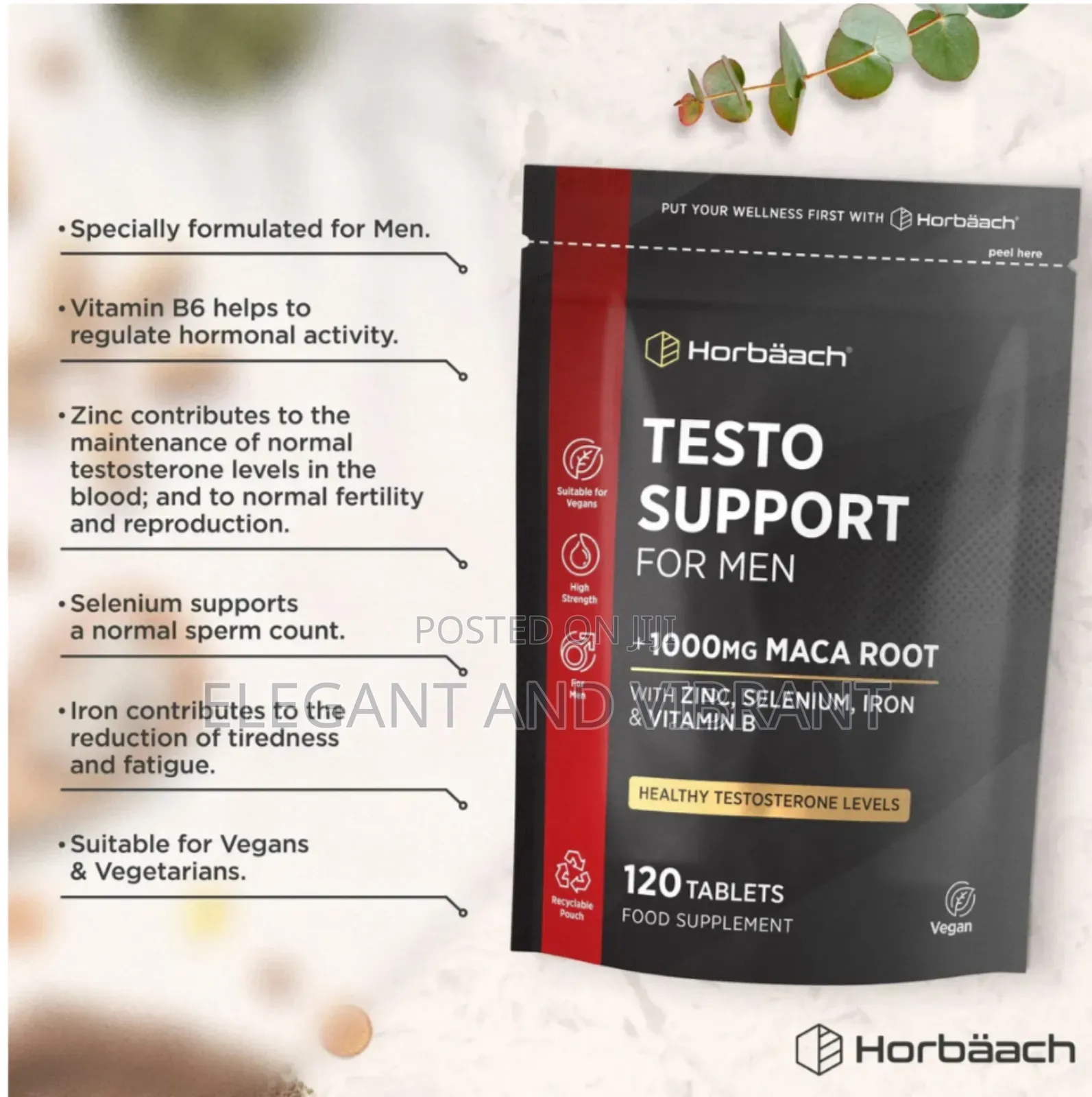 Testosterone Support Boost for Men