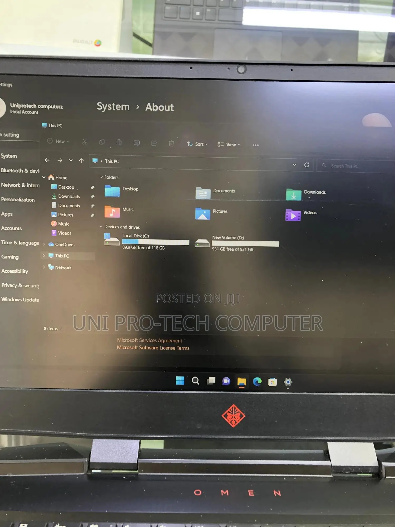 Laptop HP Omen 15 16GB Intel Core I5 HDD+SSD 1T