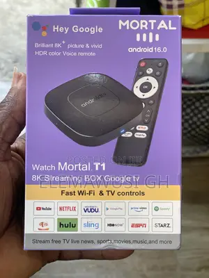 Mortal T1 Android Tv Box 16.0 Android Version