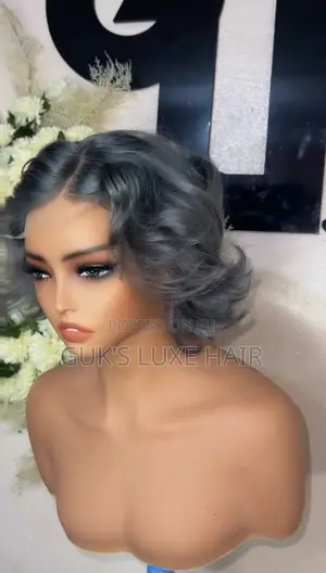 Grey Curly Hair