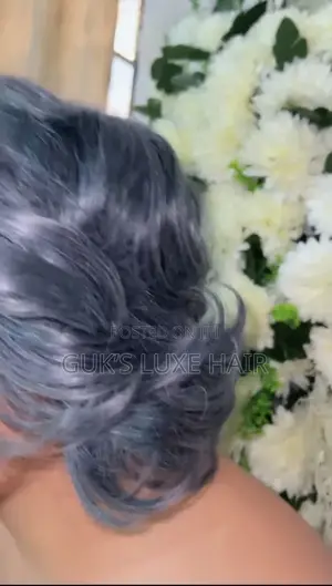 Grey Curly Hair