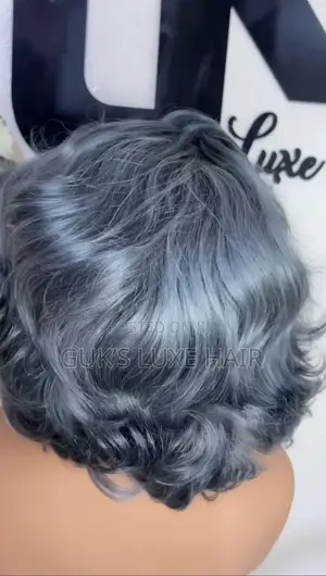 Grey Curly Hair
