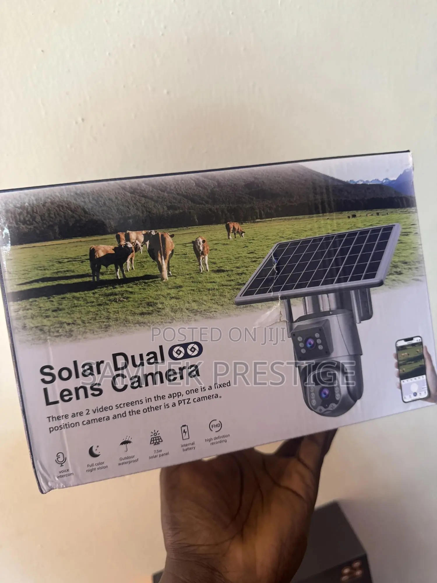 Solar Dual CCTV Camera