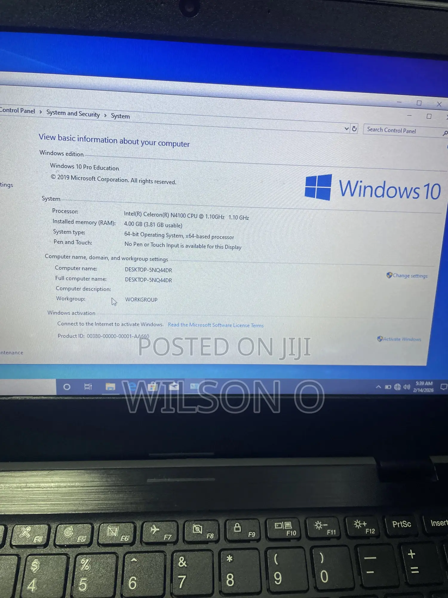Laptop Lenovo IdeaPad 100 4GB Intel SSD 128GB