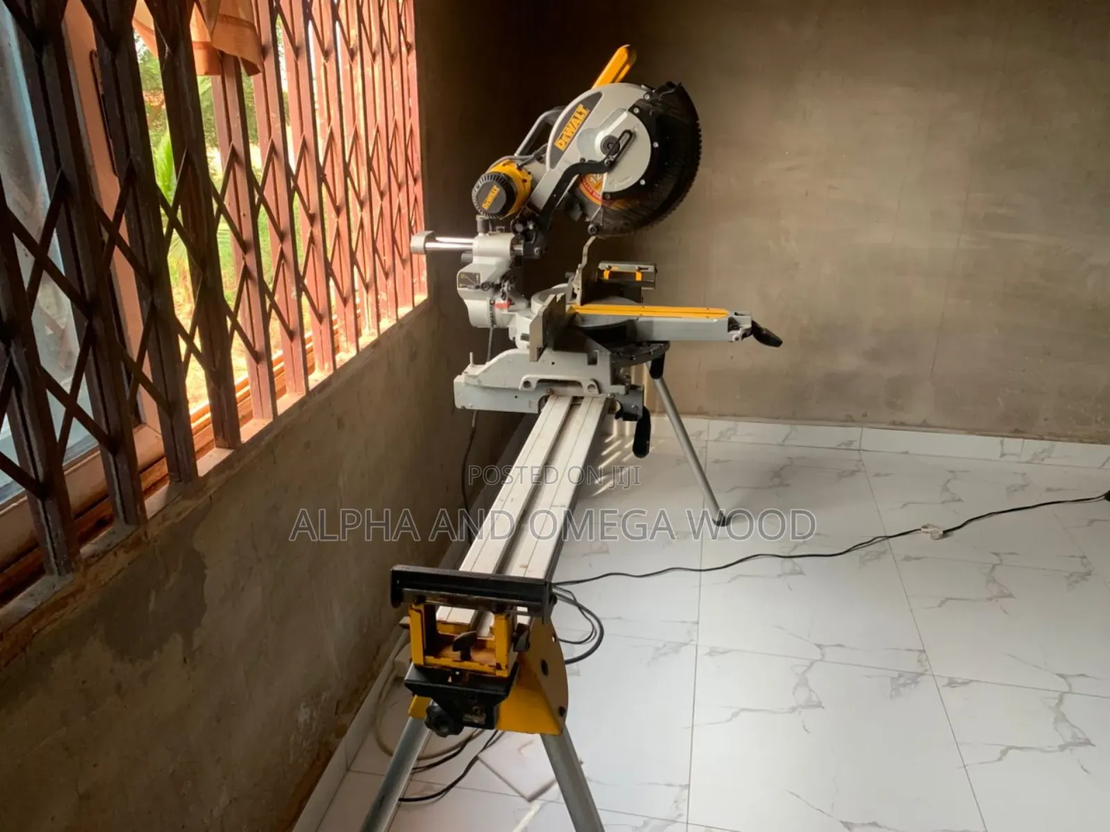 This Is Dewalt Dw718 Sliding Miter Saw From Usa, It a Double Bevel