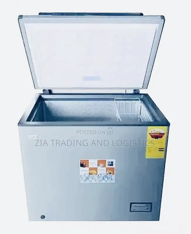 Nasco 200 Litres Chest Freezer Nas210 Silver With Sliding Glass