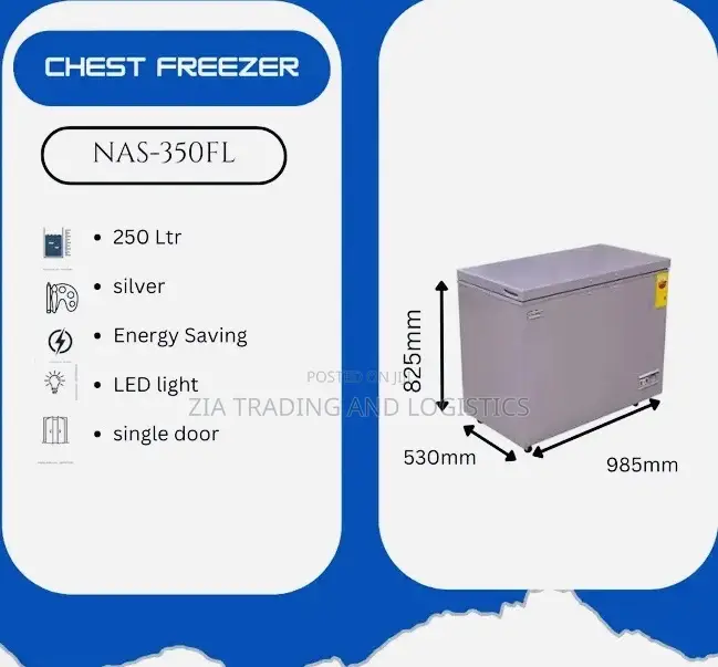 Nasco 25oltrs Chest Freezer-[Nas-350fl]