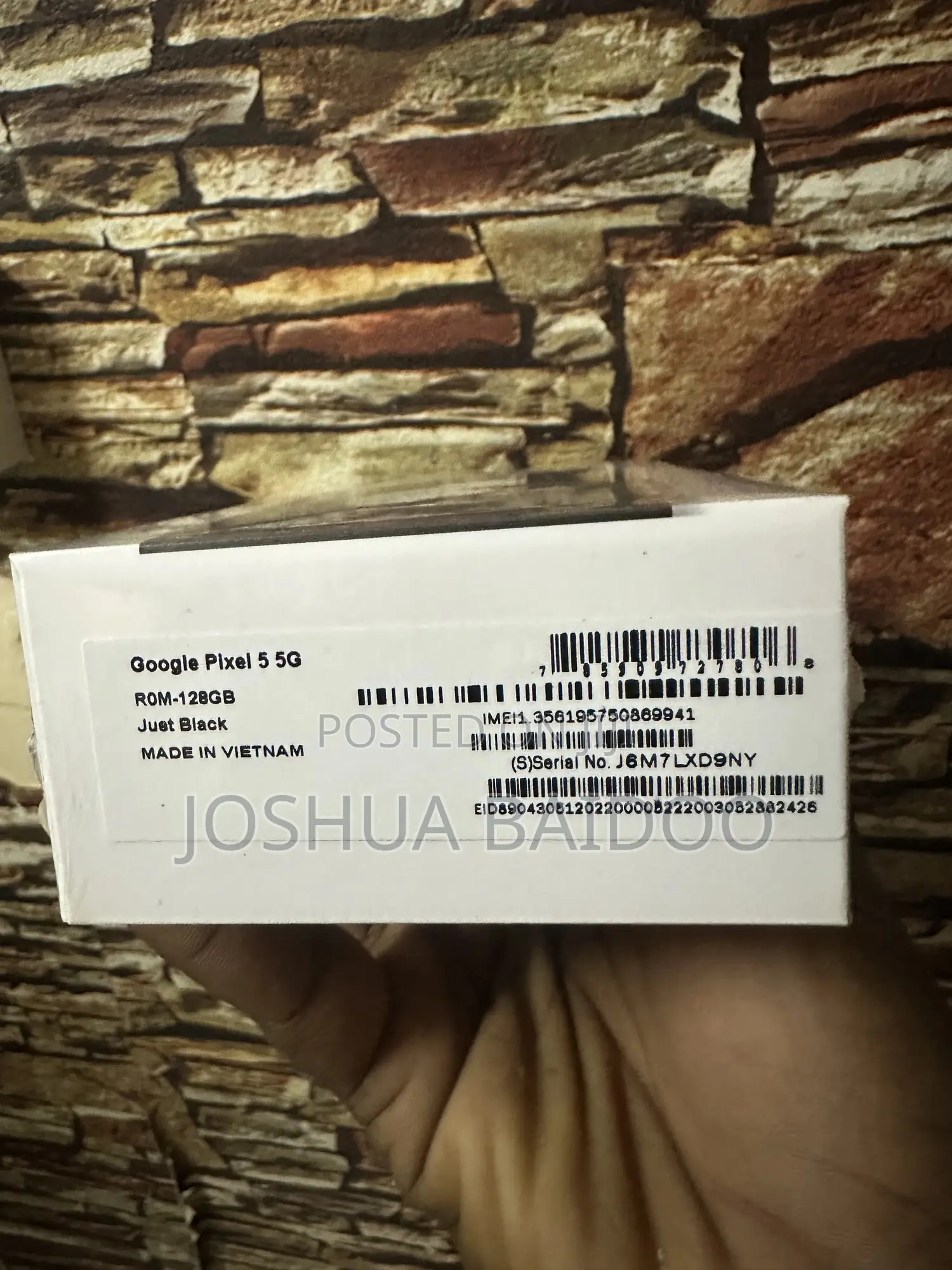 New Google Pixel 5 128 GB Black