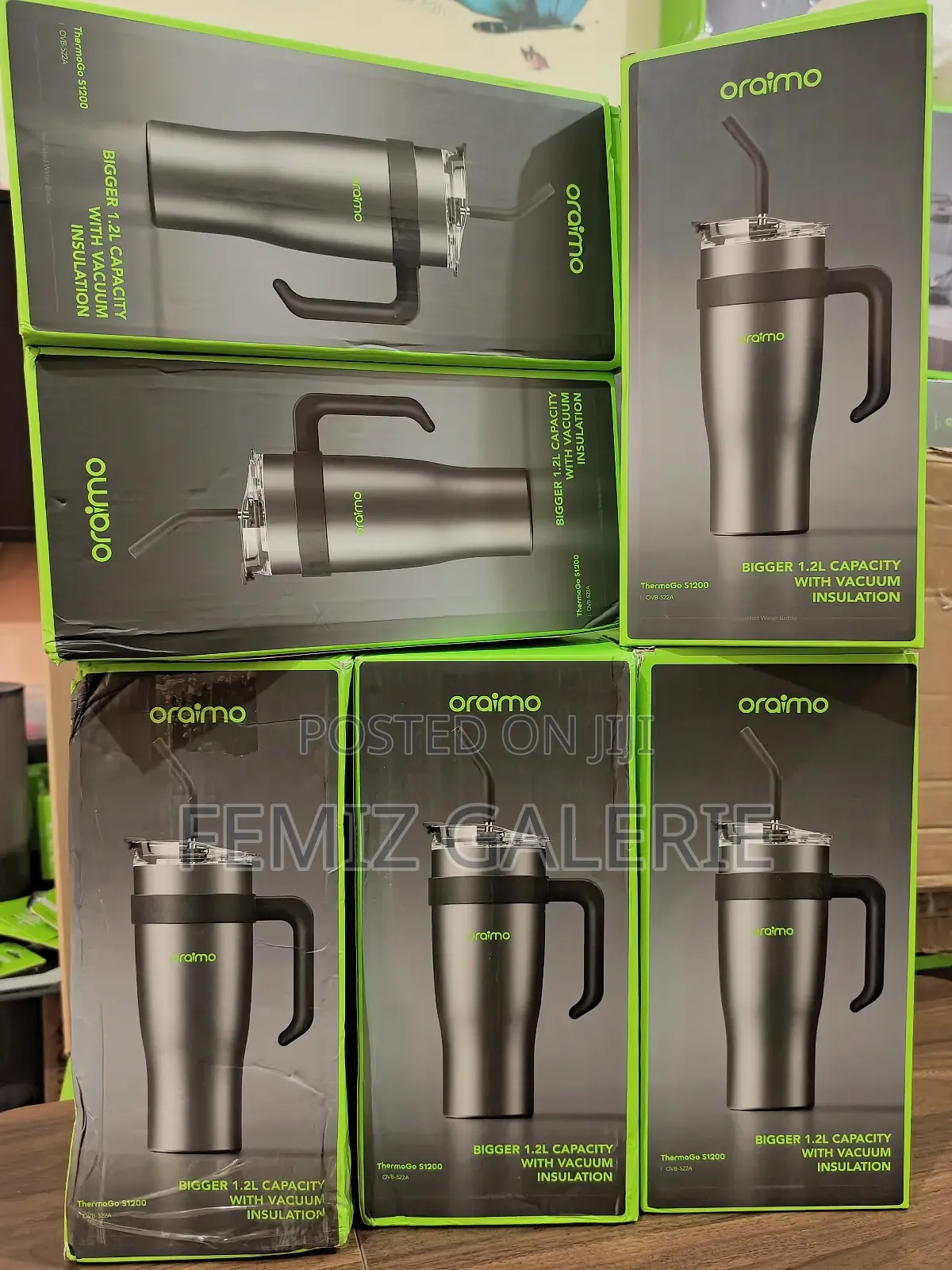 Oraimo Thermogo S1200 1.2l Extra Large Insulated Water Bottle