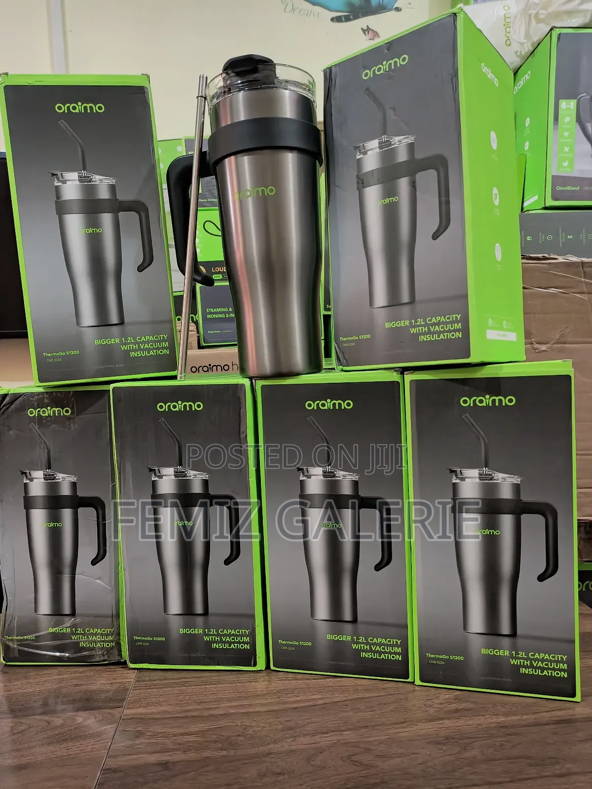 Oraimo Thermogo S1200 1.2l Extra Large Insulated Water Bottle