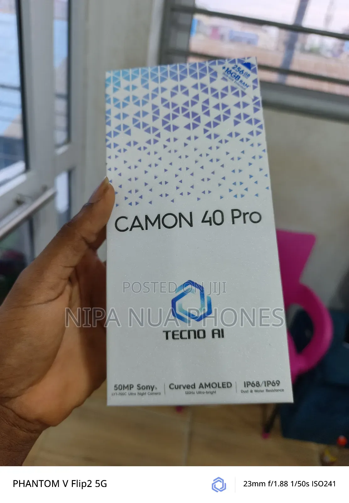 New Tecno Camon 40 Pro 5G 256 GB Black