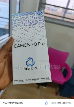 New Tecno Camon 40 Pro 5G 256 GB Black