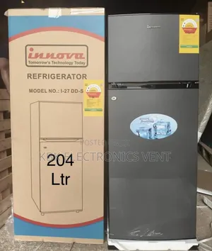 Innova 204liter Double Door Refrigerator Top Mount Freezer