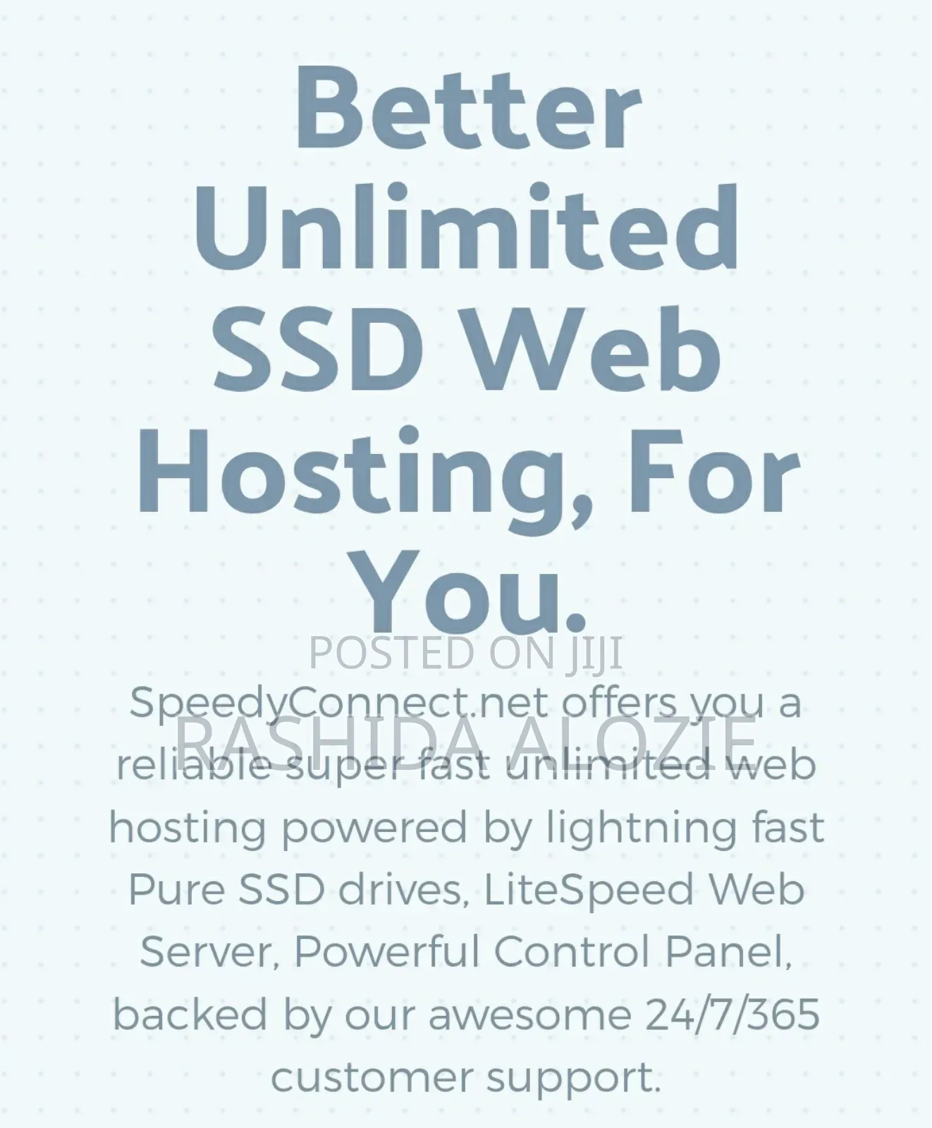 Super Fast and Reliable Unlimited Web Hosting