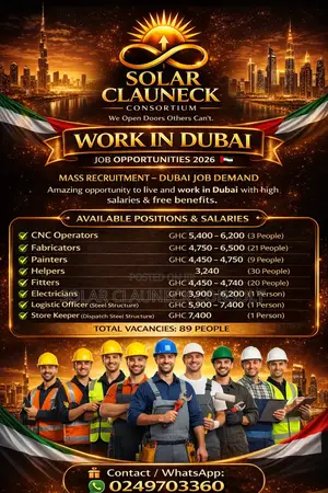 Urgent Workers Are Needed In Dubai