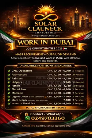 Urgent Workers Are Needed In Dubai