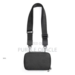 Zara Black Faux Leather Crossbody Bag