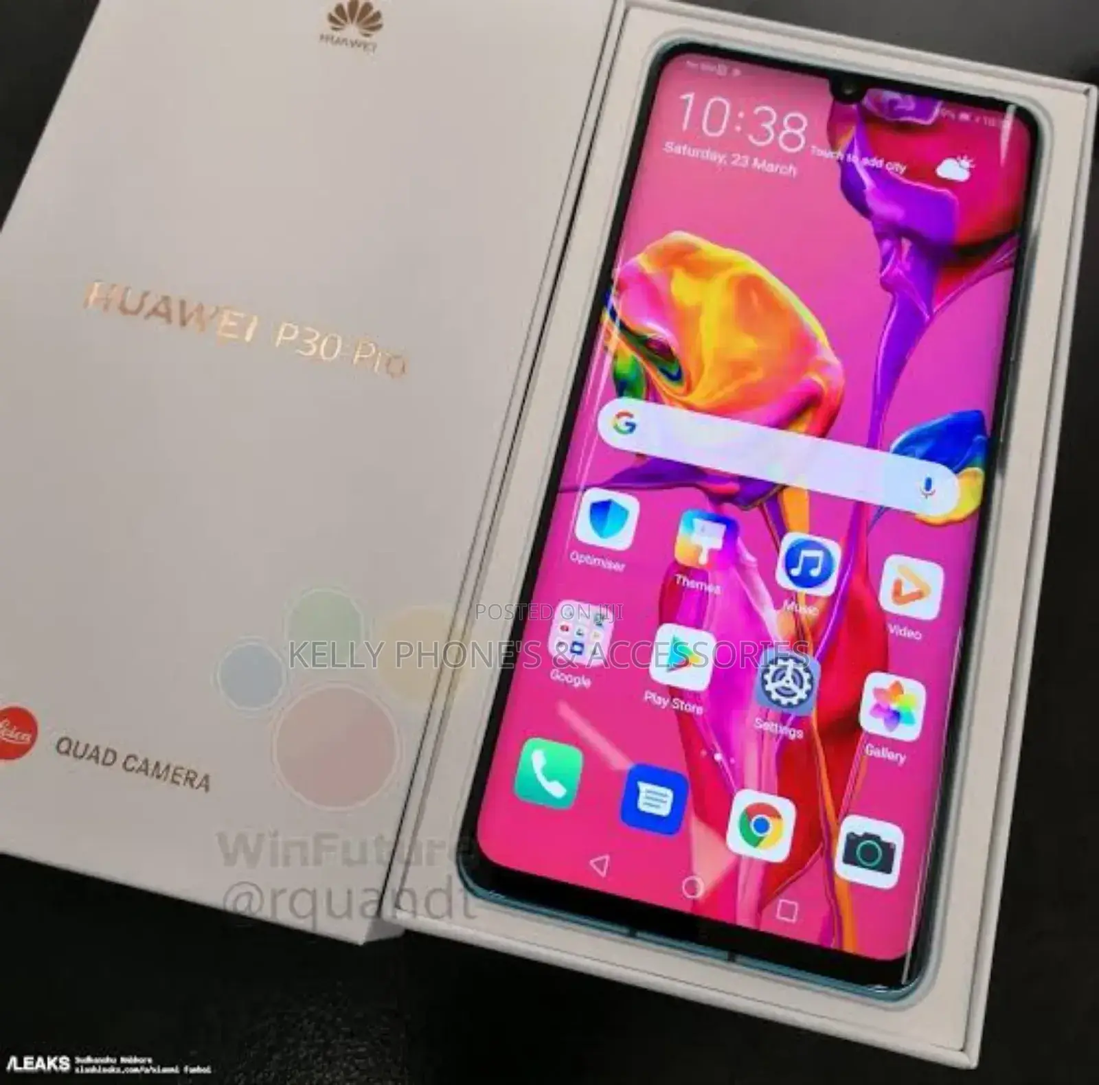 New Huawei P30 Pro 256 GB Black