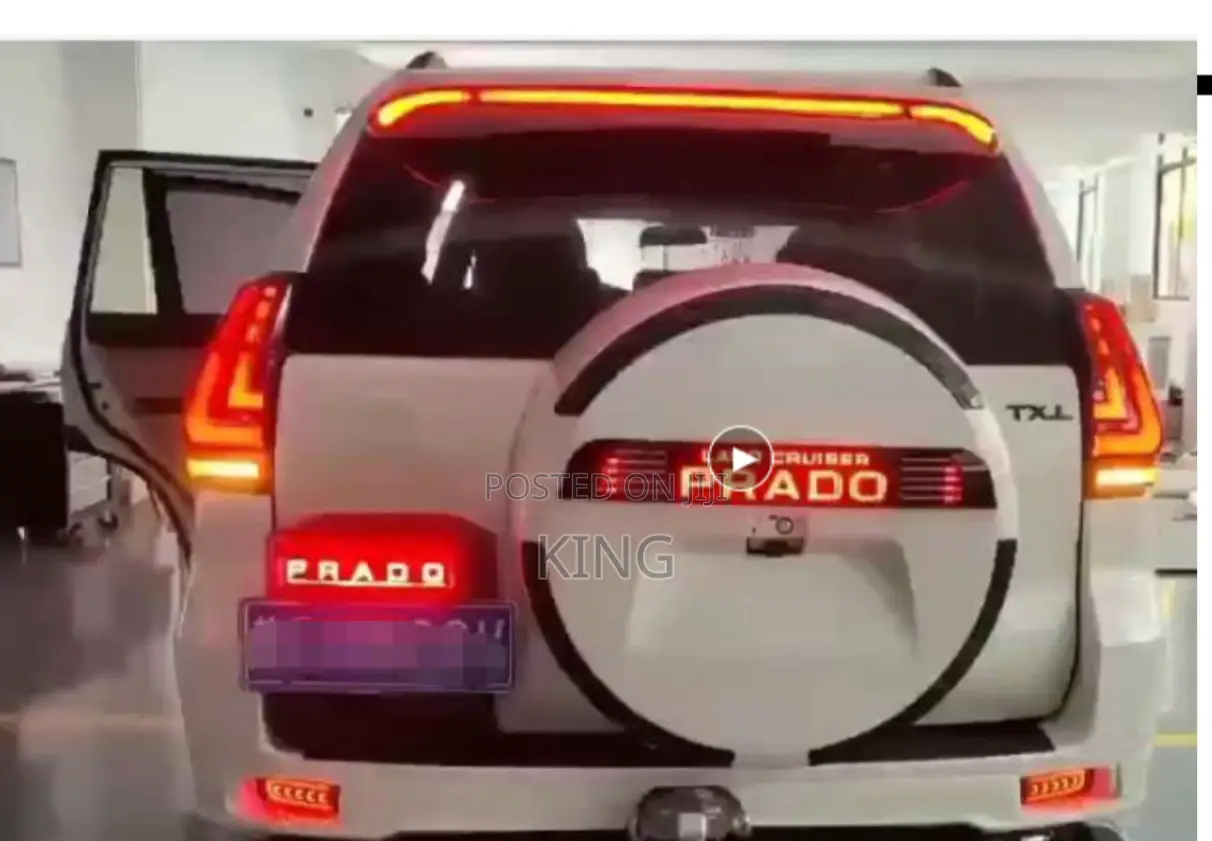 Toyota Landcruiser Prado Full Led Light Boot Spoiler